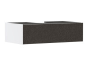 Тумба під раковину підвісна Hansgrohe Xevolos E 98х55,5 см матовий білий/текстиль темно-сірий 54313660