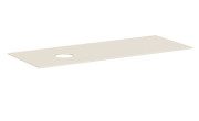 Столешница под раковину Hansgrohe Xevolos E 137х55 с вырезом слева МДФ песочный матовый бежевый 54333780