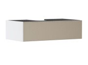 Тумба под раковину подвесная Hansgrohe Xevolos E 98х55,5 см матовый белый/узорчатая бронза 54313390