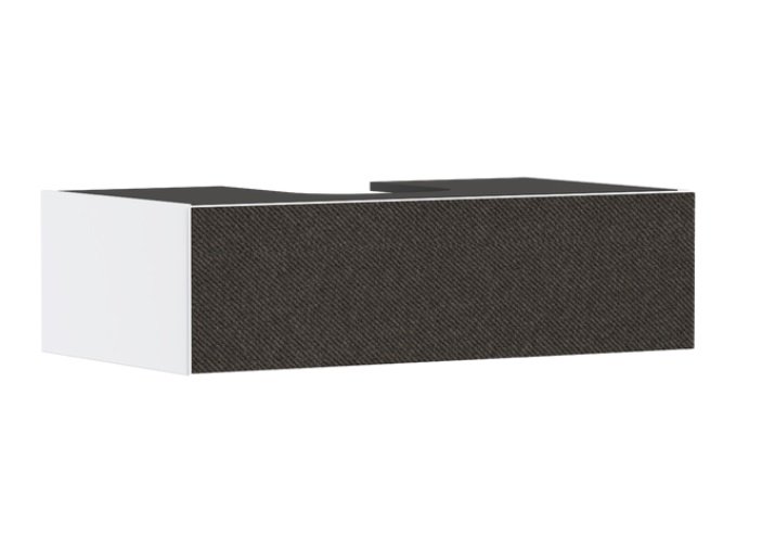 Тумба під раковину підвісна Hansgrohe Xevolos E 98х55,5 см матовий білий/текстиль темно-сірий 54313660