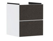 Тумба під раковину підвісна Hansgrohe Xevolos E 48х47,5 см матовий білий/текстиль темно-сірий 54172660