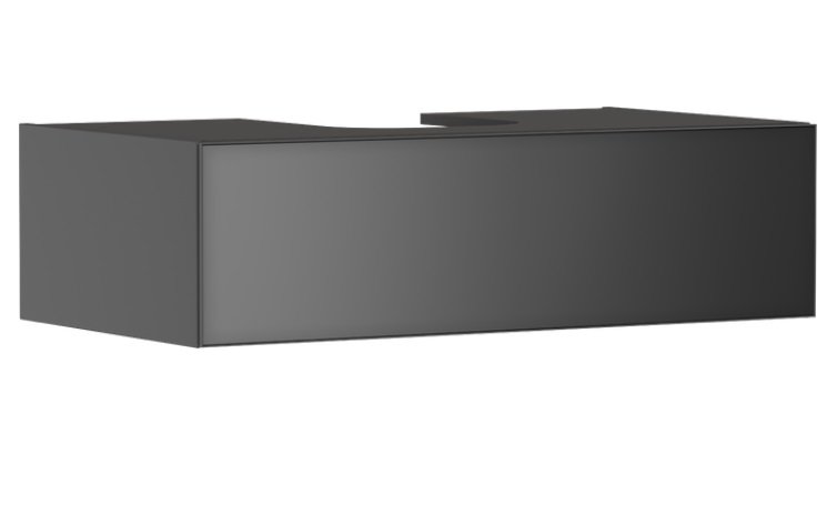 Тумба под раковину подвесная Hansgrohe Xevolos E 98х55,5 см сланцево-серый матовый/сланцево-серый 54315770