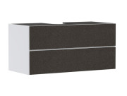 Тумба під раковину підвісна Hansgrohe Xevolos E 118х55,5 см матовий білий/текстиль темно-сірий 54193660