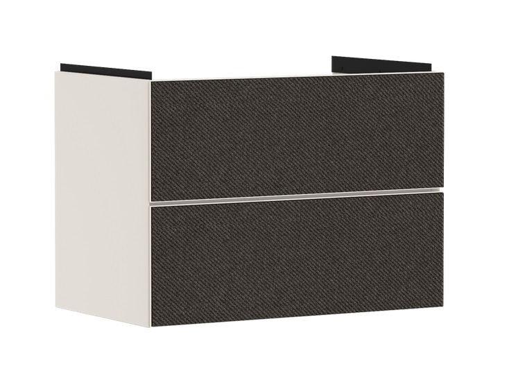 Тумба под раковину подвесная Hansgrohe Xevolos E 78х47,5 см песочно-бежевый матовый/текстиль темно-серый 54179660