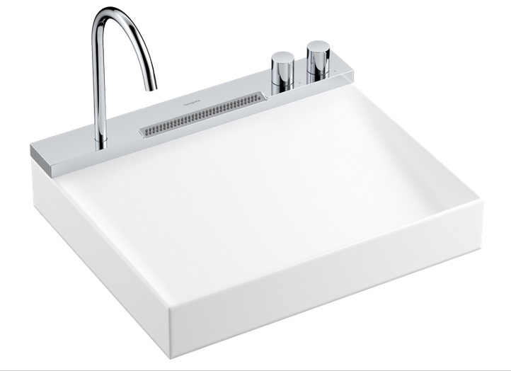 Раковина для ванной Hansgrohe Avalegra AquaUnit 58х47,5 см со смесителем хром 22472000