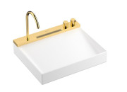 Раковина для ванной Hansgrohe Avalegra AquaUnit 58х47,5 см со смесителем полированное золото 22472990