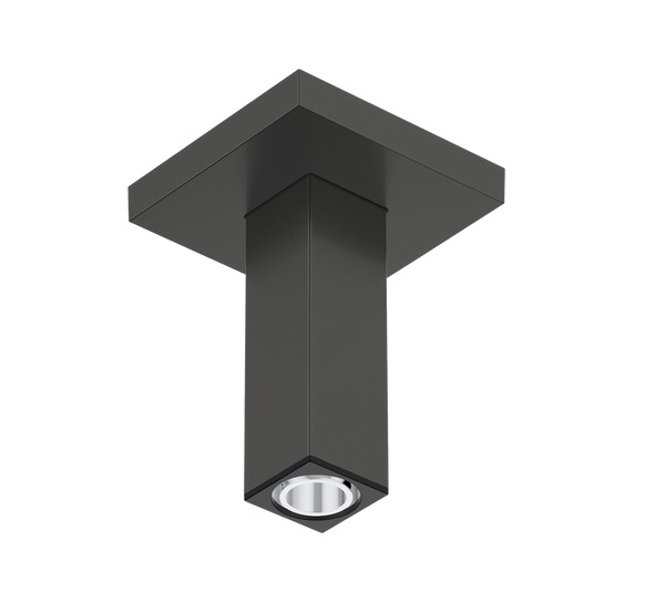 Держатель для верхнего душа Hansgrohe E 10 см потолочный черный матовый хром 24338340