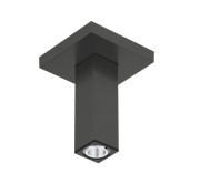 Тримач для верхнього душу Hansgrohe E 10 см стельовий чорний матовий хром 24338340