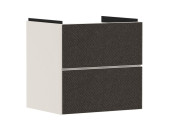 Тумба под раковину подвесная Hansgrohe Xevolos E 58х47,5 см песочно-бежевый матовый/текстиль темно-серый 54176660