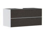 Тумба під раковину підвісна Hansgrohe Xevolos E 118х55,5 см матовий білий/текстиль темно-сірий 54193660