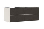 Тумба под раковину подвесная Hansgrohe Xevolos E 157х55,5 см песочно-бежевый матовый/текстиль темно-серый 54237660