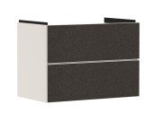 Тумба під раковину підвісна Hansgrohe Xevolos E 78х47,5 см піщано-бежевий матовий/текстиль темно-сірий 54179660