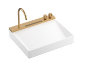 Раковина для ванної Hansgrohe Avalegra AquaUnit 58х47,5 см із змішувачем бронза 22472140