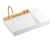 Раковина для ванної Hansgrohe Avalegra AquaUnit 78х47,5 см із змішувачем бронза брашована 22473140