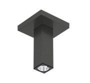 Держатель для верхнего душа Hansgrohe E 10 см потолочный черный матовый хром 24338340