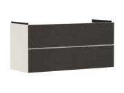 Тумба під раковину підвісна Hansgrohe Xevolos E 118х47,5 см піщано-бежевий матовий/текстиль темно-сірий 54185660