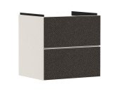 Тумба под раковину подвесная Hansgrohe Xevolos E 58х47,5 см песочно-бежевый матовый/текстиль темно-серый 54176660