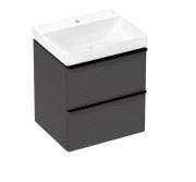 Тумба Hansgrohe Xelu Q із раковиною 60х48 см МДФ матовий сірий 54372670