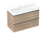 Тумба Hansgrohe Xelu Q із раковиною 100х48 см МДФ натуральний дуб 54385000