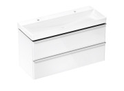 Тумба Hansgrohe Xelu Q с раковиной 120х48 см МДФ белый глянцевый 54386000