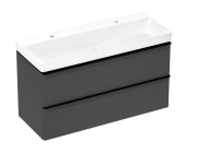 Тумба Hansgrohe Xelu Q із раковиною 120х48 см МДФ матовий сірий 54387670