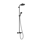 Душевая система Hansgrohe Activera S 240 1jet EcoSmart с термостатом Ecostat Fine черный матовый 28871670