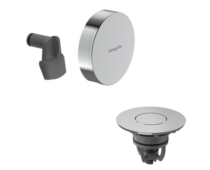 Зовнішня частина для зливу-переливу з наповненням для ванни Hansgrohe Exafill хром 58131000