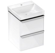 Тумба Hansgrohe Xelu Q із раковиною 50х48 см МДФ білий глянсовий 54368000