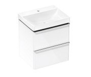 Тумба Hansgrohe Xelu Q із раковиною 60х48 см МДФ білий глянсовий 54371000