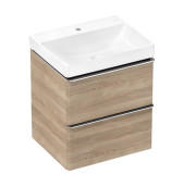 Тумба Hansgrohe Xelu Q із раковиною 60х48 см МДФ натуральний дуб 54373000