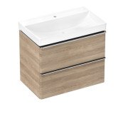 Тумба Hansgrohe Xelu Q із раковиною 80х48 см МДФ натуральний дуб 54376000