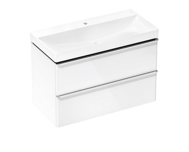 Тумба Hansgrohe Xelu Q із раковиною 100х48 см МДФ білий глянсовий 54383000