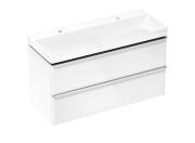 Тумба Hansgrohe Xelu Q із раковиною 120х48 см МДФ білий глянсовий 54386000