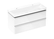 Тумба Hansgrohe Xelu Q із раковиною 120х48 см МДФ білий глянсовий 54386000