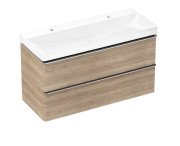 Тумба Hansgrohe Xelu Q із раковиною 120х48 см МДФ натуральний дуб 54388000