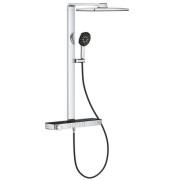 Душова стійка Grohe Rainshower Aqua Pure з термостатом хром/чорний 100962KI00
