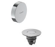 Зовнішня частина для зливу та переливу для ванни Hansgrohe Flexaplus хром 58188000