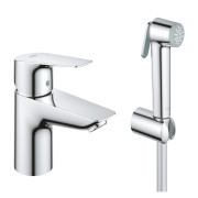 Смеситель для раковины Grohe BauEdge с гигиеническим душем хром 23757001