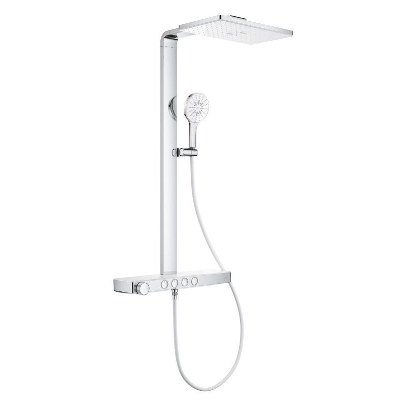 Душевая стойка Grohe Rainshower Aqua Pure с термостатом хром 1009610000