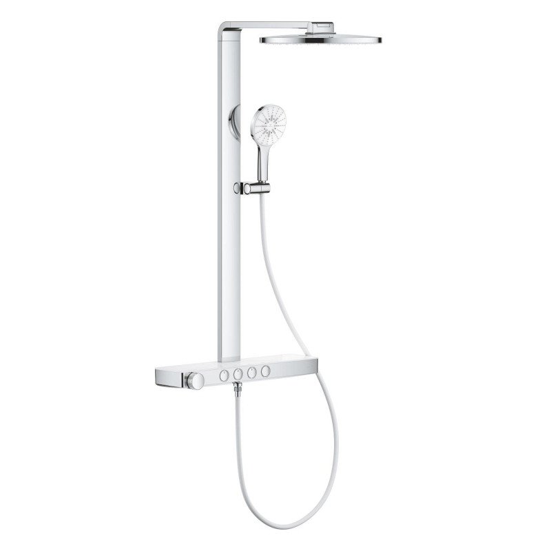 Душова стійка Grohe Rainshower Aqua Pure з термостатом хром 1016800000