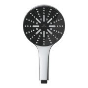 Душова лійка Grohe Rainshower Aqua 130 мм 3-режимна хром/чорний 101676KI00