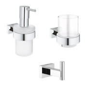 Набор аксессуаров для ванной комнаты Grohe Essentials Cube хром BF40511EC