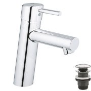 Змішувач для раковини Grohe Concetto M-Size з натискним донним клапаном хром 23932001