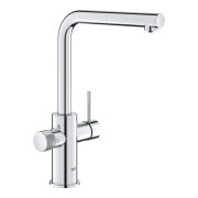 Смеситель для кухни Grohe Blue Pure Minta под фильтр с выдвижной лейкой хром 30601000
