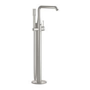 Смеситель для ванной Grohe Essence напольный с душевым гарнитуром суперсталь 25248DC1