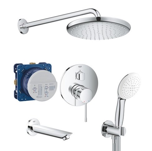 Душевая система скрытого монтажа Grohe Essence с верхним душем Tempesta 250 хром UA26417SC1