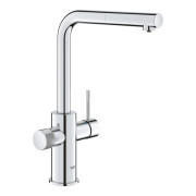 Змішувач для кухні Grohe Blue Pure Minta під фільтр з висувною лійкою хром 30601000