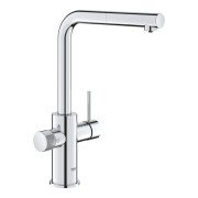 Смеситель для кухни Grohe Blue Pure Minta под фильтр с выдвижной лейкой хром 30601000