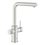 Змішувач для кухні Grohe Blue Pure Minta під фільтр з висувною лійкою суперсталь 30601DC0
