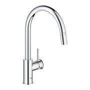 Змішувач для кухні Grohe BauClassic з висувною лійкою хром 30573000